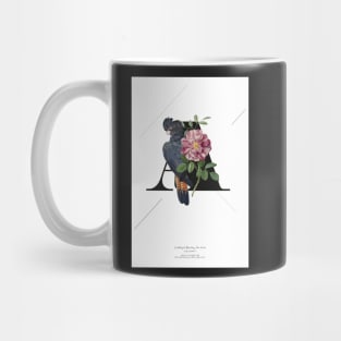 Botanical Alphabet A Mug